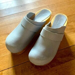 Sanita Chunky Platform Wooden Clogs